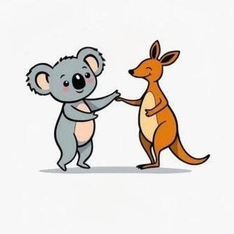 Aussie WCS Logo Australia West Coast Swing Logo